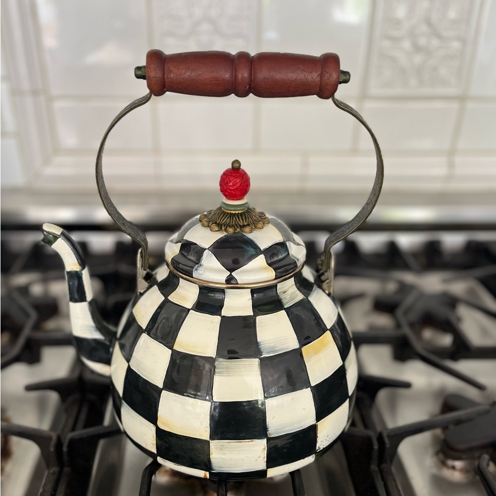 McKenzie Childs, 3 quart tea pot